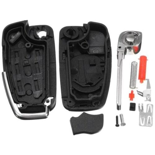 Car Keys 3 Button Replacement Key Shell For A6 A4 A2 A8 TT Q7 Smart Remote Keys With Key Blank