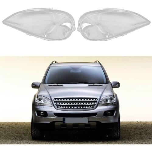 Car Left/Right Transparent Headlights Cover Lampshade Head Lamp Shell For Mercedes Benz M Class W163 2002-2005