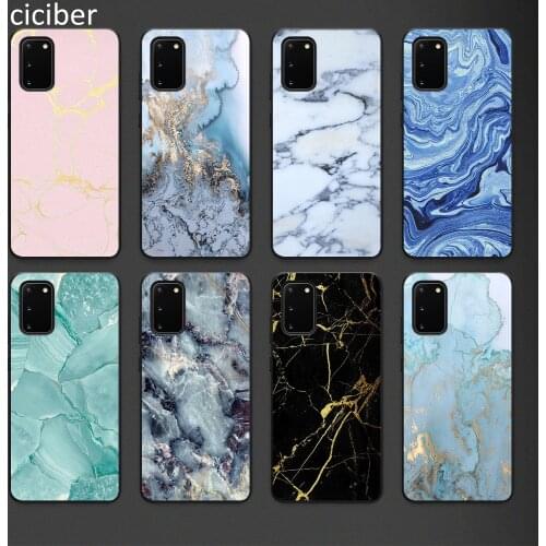 Marble Phone Case for Samsung A51 S21 S20 A70 A50 A71 A72 A20 A20E S10 S9 S8 Ultra Puls Note 20 10 9 Plus Ultra Cover Matte Soft