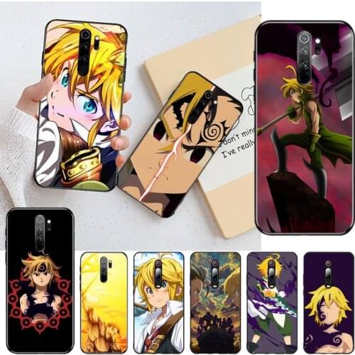 CUTEWANAN Meliodas Seven Deadly Sins Anime Luxury Unique Design Phone Cover for Redmi 8A Note 9 8 8T 7 6 6A 5 5A 4 4X 4A Go Pro