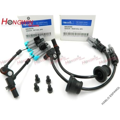 4pcs One Set ABS Wheel Speed Sensor Fits PPontiac Chevrolet Equinox Captiva SSaturn Opel 2007-2013 96626078, 96626080