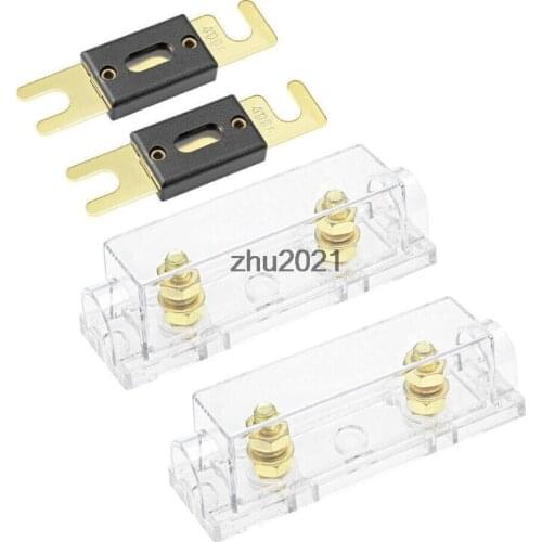 ANL Fuse Holder with 400 Amp Fuse DC 32 Volt Audio Amplifier Inverter 2pcs