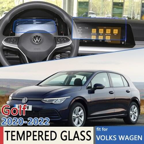For Volkswagen VW Golf CD1 MK8 2020 2021 2022 Car Navigation Auto Instrument Film Touch Full Screen Protector Tempered Glass