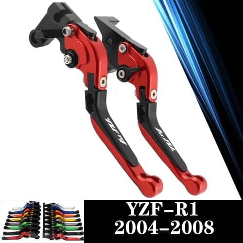 For YAMAHA YZF R1 YZF-R1 2004 2005 2006 2007 2008 04 05 06 07 08 CNC Motorcycle Adjustable Brake Clutch Lever Levers Folding