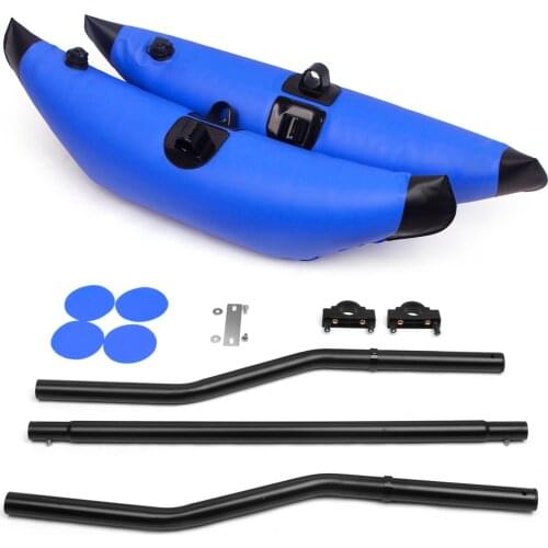 Kayak PVC Inflatable Outrigger Float with Sidekick Arms Rod Kayak Boat Fishing Standing Float Stabilizer System Kit