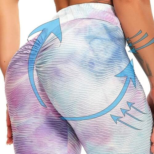 High Waist Yoga Pants Women Fitness Sport Leggings Printed Elastic Gym Workout Tights Exercise Hip-lifting Leggings Activewear