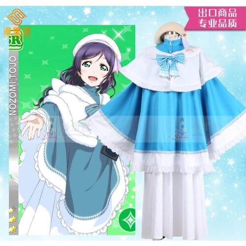 Love Live Nozomi Tojo Choir New Christmas Halloween Carnaval Dress Cosplay Costume H