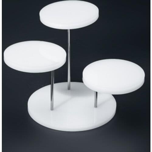 Fashion Multi-Layer Acrylic Round Jewelry Ring Display Stand Cake Display Stand Kitchen Baking Tray Wedding Party Dessert Tray