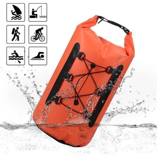 Outdoor Floating Bag PVC Outdoor Waterproof Bag Swimming Bucket Bag Suitable for Rafting Countercurrent Swimming etc
