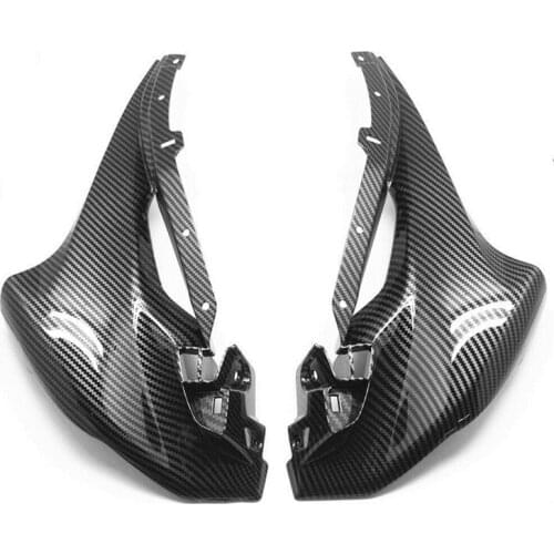 Front Nose Side Trim Panel Fairing Fit For HONDA CBR 250R 2011 2012 2013-2014 Carbon Fiber Paint