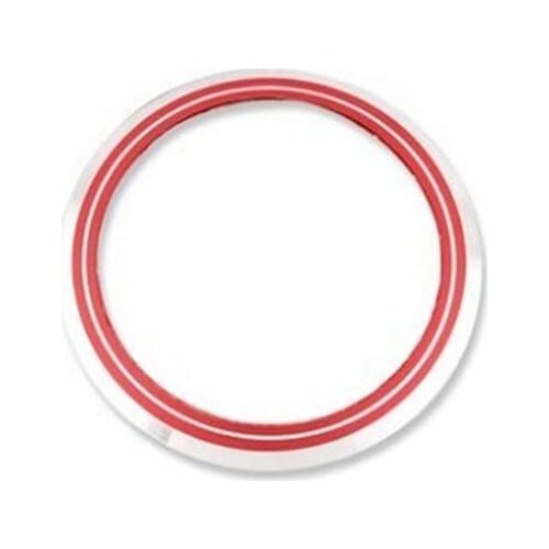 Car Front Grille Logo Emblem Stickers Aluminum Alloy Decoration Ring Sticker Decals for Jaguar XE XF XJ XJR F-PACE