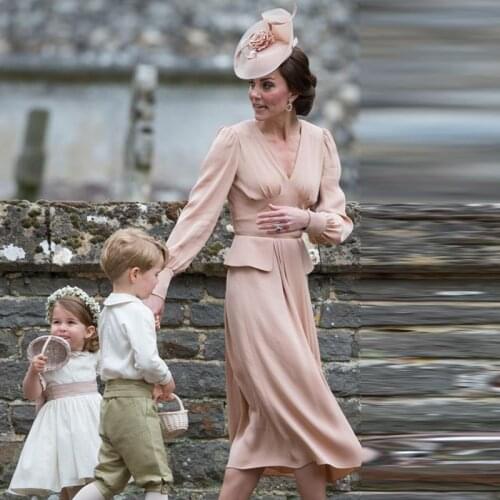 Kate Middleton Plus Size High Quality New Party Sexy Vintage Elegant Naked Dresses