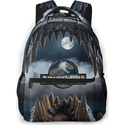 Jurassic World Backpack for Girls Boys Travel RucksackBackpacks for Teenage school bag