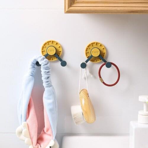 Cute Self Adhesive Home Bathroom Kitchen Supply Accessory Door Wall Hooks Towel Hanger For Hanging Key Holder Rack Wall-mounted