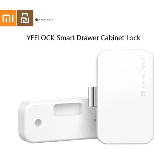 YEELOCK Smart Drawer Cabinet Lock Keyless Bluetooth APP Unlock Anti-Theft Child Safety File Security Drawer switch From Youpin