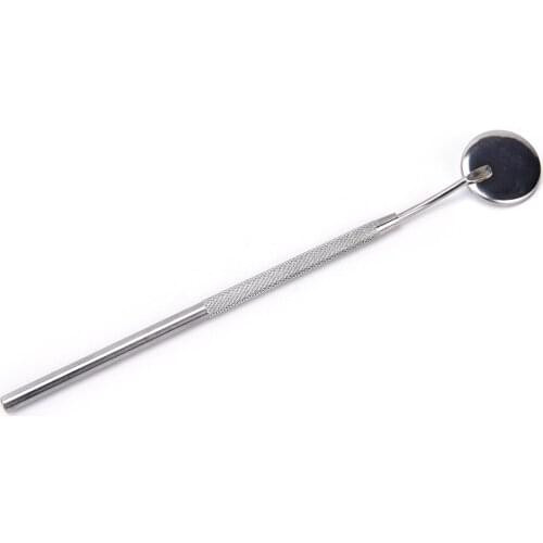 Dental Mirror Dentist Stainless Steel Handle Tool For Teeth Cleaning Inspection