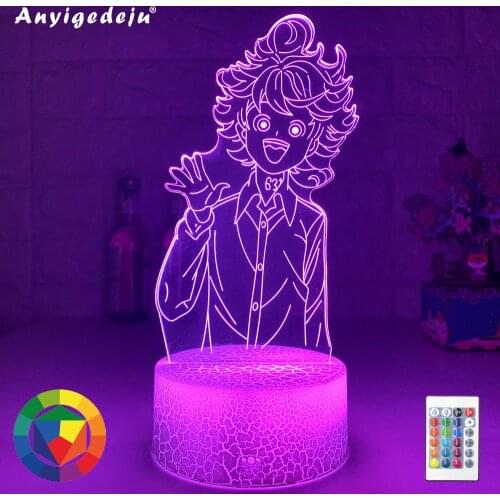 My Hero Academia Led Night Light Lamp Midoriya Izuku Figure Nightlight for Kids Bedroom Decoration Cool Birthday Gift 3D Lamp