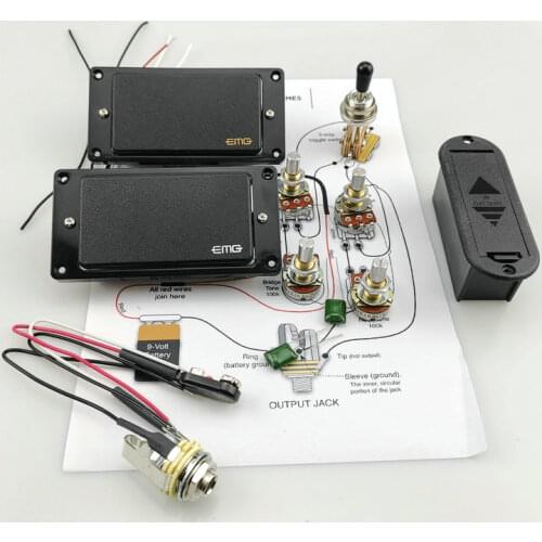 Guitar Pickups 81 85 Active pickup Humbucker Active 9V battery power supply Electric Guitar Pickups