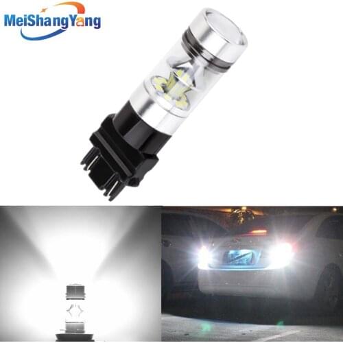 100W H4 H7 H8 H11 9005 HB3 9006 HB4 3157 7443 1156 BA15S 1157 BAY15D Car LED Bulb 6000K Cree Chip 20 SMD automobiles fog lights