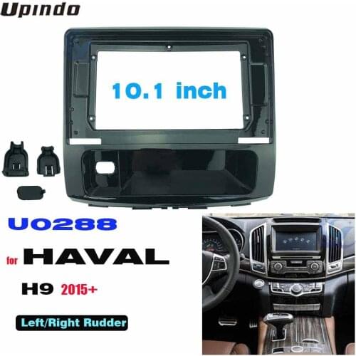 2 Din 10.1 Inch Car Radio Installation DVD GPS Mp5 Plastic Fascia Panel Frame for HAVAL H9 2015+ Dash Mount Kit