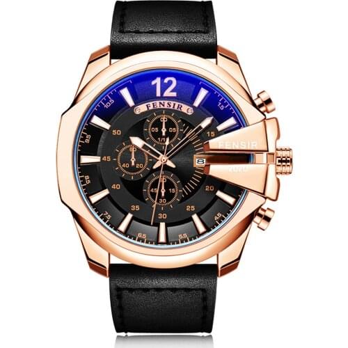 Large Dial Watches Men High Quality Brand Fashion Calendar Waterproof Quartz Sport Wristwatch Man Gift Clock Relogio Masculino