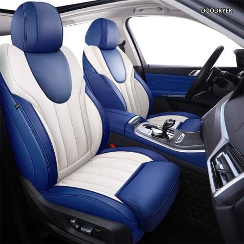 DOODRYER Custom Leather car seat cover For NISSAN X-Trail Qashqai SYLPHY Geniss LIVINA March Tiida Teana Automobiles Seat Cover