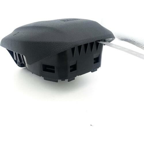 Black Plastic Car Steering Wheel Cover Driver Inflator Cover For Honda CRV 17-20