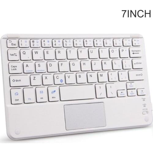 7/9/10 Inches Wireless Bluetooth Lightweight Keyboard with Touchpad Home Keypad T3LB