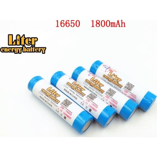 Liter energy battery 16650 1800mah 3.7V 9.25Wh Li-ion rechargeable battery Original UR16650ZTA