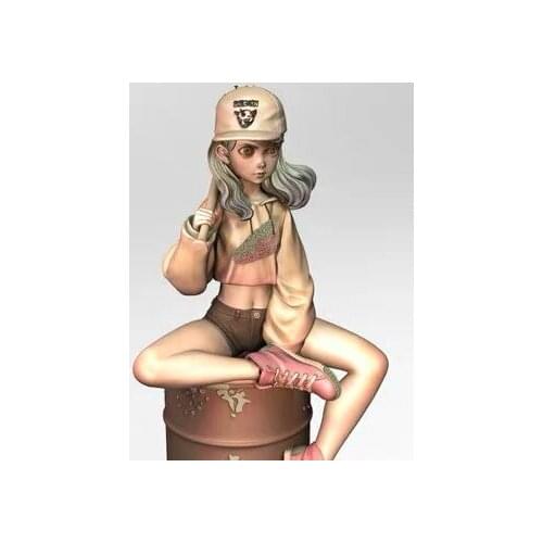 1/7 Scale Unpainted Resin Figure Baseball girl GK Model Kits New S133