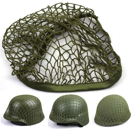 Camping Hiking Nylon Helmet Net Disguise Helmet Cover Outdoor Activity Tools Argy Green Elastic Helmet Net Cover