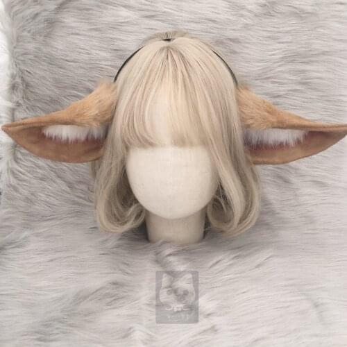 MMGG new Arknights Perfumer cosplay costume accessories rabbit ears headwear hairhoop for girl women