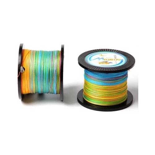 300m 4 strands braid wires Multicolor 1M 1color Multifilament PE Braided Fishing Line