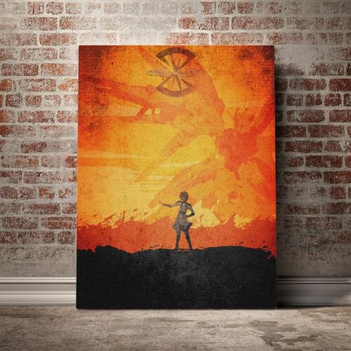 Kira Yamato Gundam Freedom Poster Canvas Wall Art Decoration prints for living Kid Children room Home bedroom decor painting