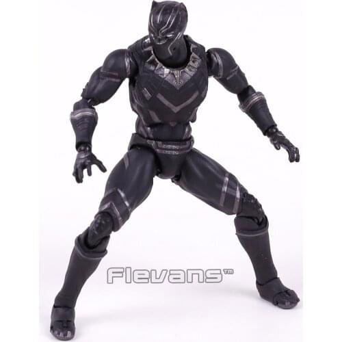 SHF Black Panther PVC Action Figure Collectible Model Toy