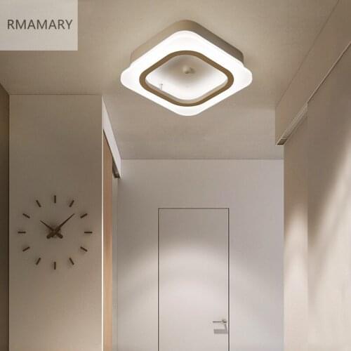 Modern LED minimalist aisle corridor lights Acrylic home porch balcony LED ceiling lamp creative cloakroom round ceiling lights