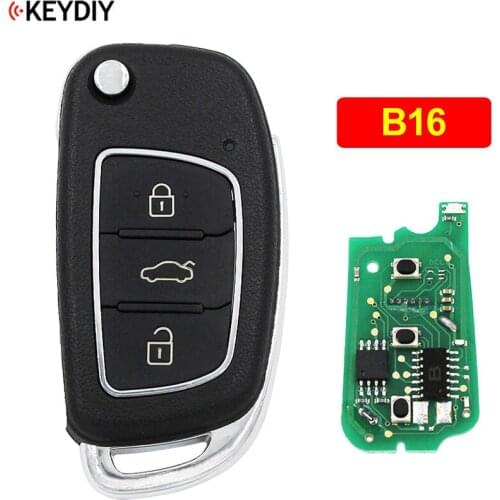 B16 Universal 3 Button Remote Control Key Smart Car Key Fob B-Series for KD900 KD900+ URG200 KD-X2 Mini KD