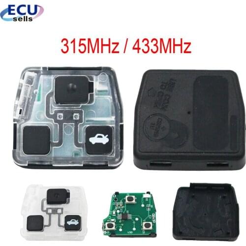 Remote Key Inner Internal Core Assembly for Toyota Camry Prado Corolla Frequency 315MHz or 433MHz for 2B/3B FCC : HYQ1512V