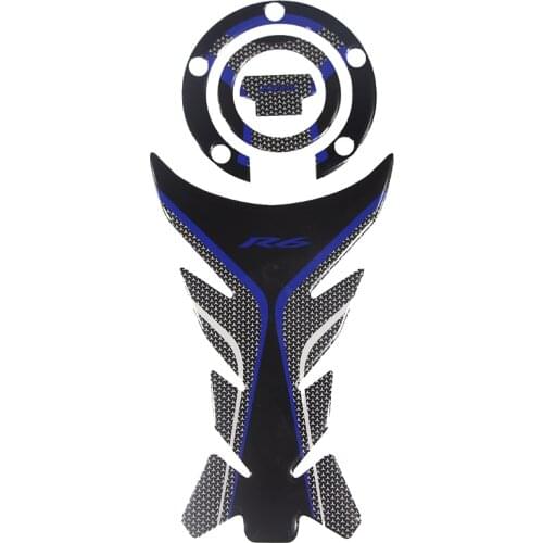 KODASKIN Motorcycle Protection Gas fuel Tank Protector Cap Pad Sticker Decal for YAMAHA yzf R6 blue