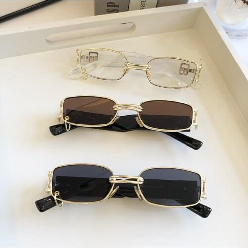 Womens Sunglasses Retro European and American Korean Vintage Fashion Sun Glasses Cool Male Stars Same Style Eyeglasses