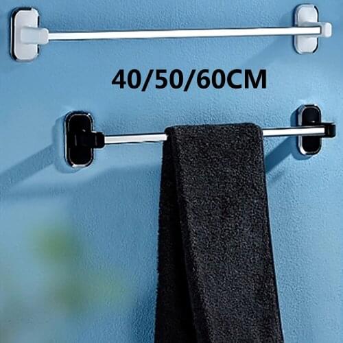 1PCS free punching bathroom hook towel bar household suction cup wall hanging slippers kitchen storage rack