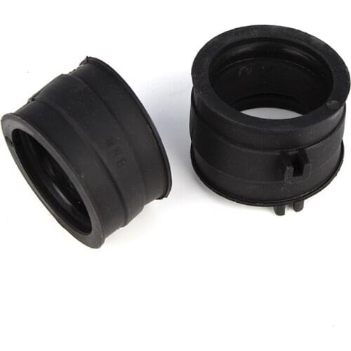 2x Motorcycle Carburetor Interface Adapter Intake Manifold Boots For Honda NTV650 NT650 VT600 VT750 XL600V XLV600 XL650V XLV650