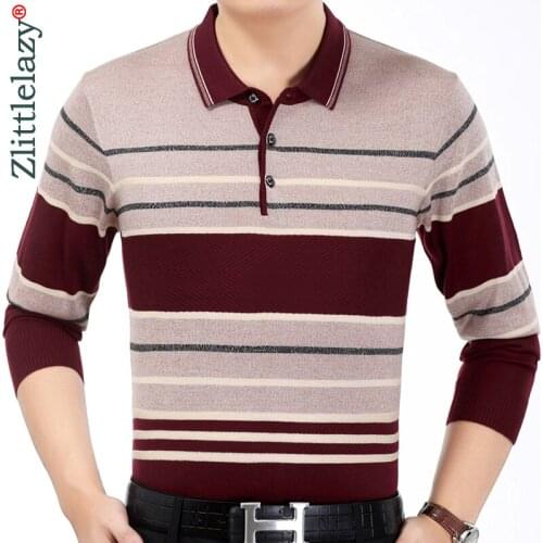 2020 Brand Casual Striped Fitness Long Sleeve Polo Shirt Men Poloshirt Jersey Luxury Mens Polos Tee Shirts Dress Fashions 81004