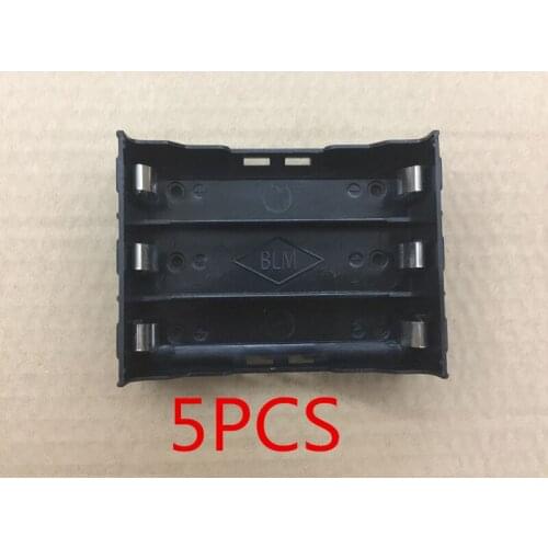 5PCS 18650 Battery Holder Case DIY Lithium Battery Box Battery Holder with Pin for 3 * 18650 (3.7-11.1V) Battery Case