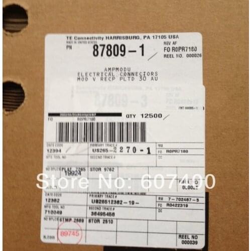 87809-1 CONN SOCKET 22-26AWG GOLD CRIMP TERMINALS TYCO TE AMP housings connectors terminals 100% new and original parts