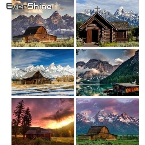 Evershine Diamond Painting Landscape Full Drill Display Diamond Embroidery Natural Scenery Cross Stitch Mosaic Diamond Painting