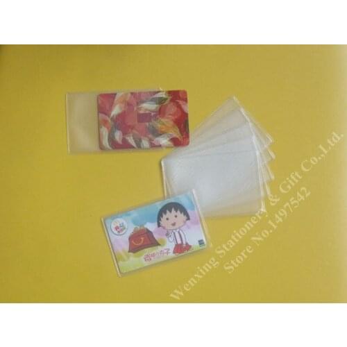 Free shipping 10pcs business card holder PVC soft plastic cards holder waterproof card case storage to bank cards ,OEM welcome