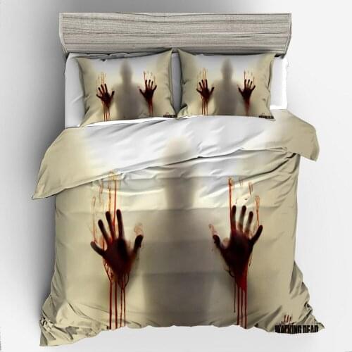 Dropshipping Boy gife 3D print Bedding set Duvet cover set Home Textiles BOY GIFE Game movie The Walking Dead N0004 TV