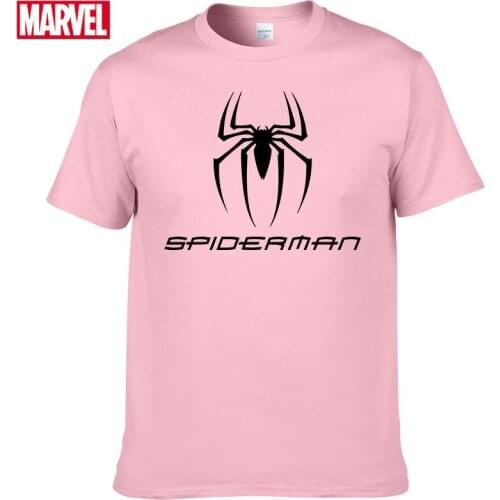 Marvel The Avengers Spider Man t-shirt Comfortable Breathable 100%cotton Fashion funny t shirts Summer Tops Mens t-shirts #104