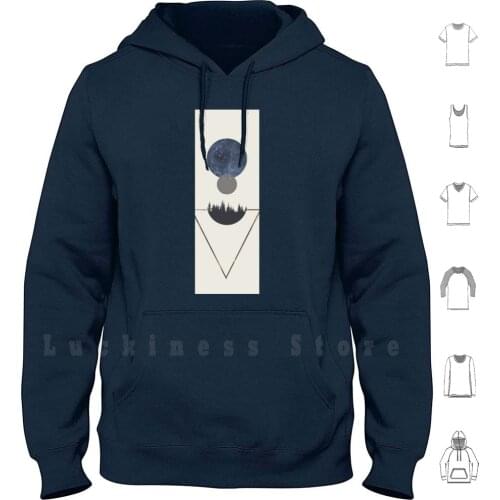 As Above , So Below Hoodies Long Sleeve Environment Earth Gaia Nature Mid Century Modern Psychedelic Chakra
